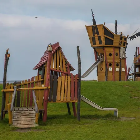 דירה Dorumer Sielhuus 20 Mit Sauna Und Balkon דורום