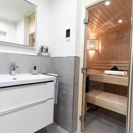 דירה Dorumer Sielhuus 20 Mit Sauna Und Balkon